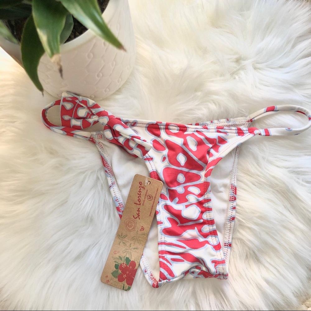 NWT San Lorenzo bikini bottoms with bow - Picture 2 of 8